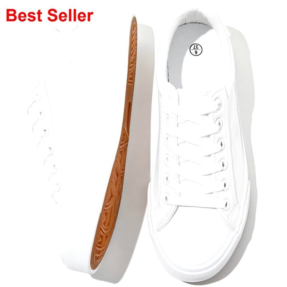 PU Leather Sneakers Casual Walking Shoes